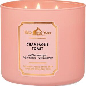 Bath and Body Works Champagne Toast 3 Wick Candle 14.5 Ounce Basic Label, Scente